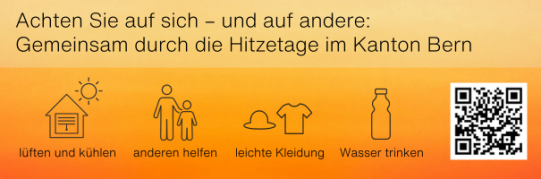 Hitzewelle - Prävention und Schutz besonders gefährdeter Personen