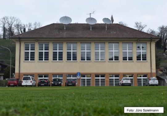 Parkplatz Turnhalle Seematte gesperrt