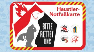 Haustier-Notfallkarte
