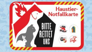 Haustier-Notfallkarte