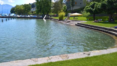 Nichtschwimmerteil am See