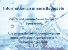 Wir Baden im Seewasser
