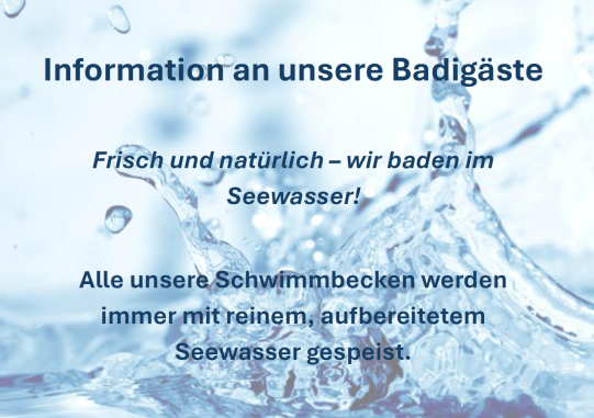 Seewasser