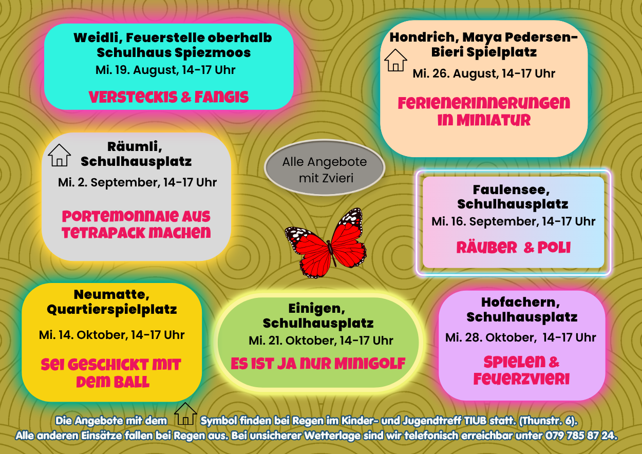 Programm Spielmobil Frühling 2026