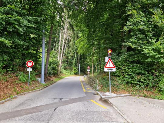 Lichtsignalanlage Hondrichfluh