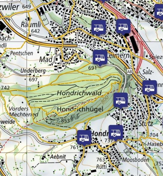 Hondrichwald / Wanderwege gesperrt