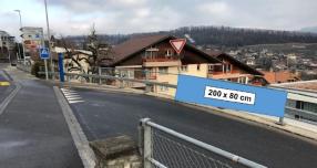 Belvédèrestrasse, Einmündung Oberlandstrasse